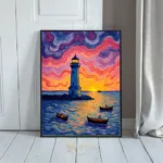 NAU lighthouse sunset 1 138