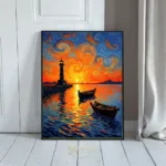 NAU lighthouse sunset 137