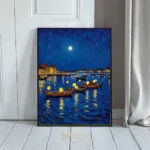 NAU nighttime harbor scene 175