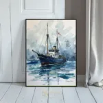 NAU nordic mariner impasto fishing schooner art 398