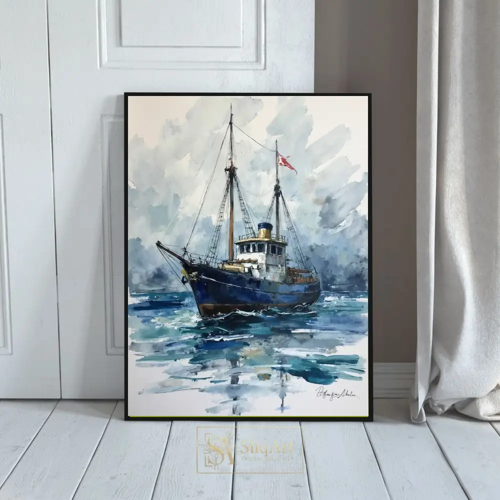 NAU-nordic-mariner-impasto-fishing-schooner-art-398-01 NAU nordic mariner impasto fishing schooner art 398