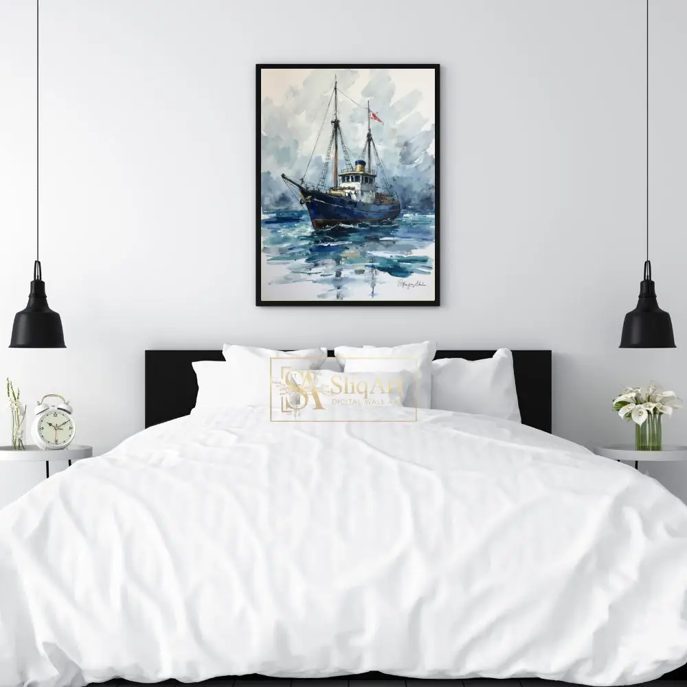 NAU-nordic-mariner-impasto-fishing-schooner-art-398-02 NAU nordic mariner impasto fishing schooner art 398