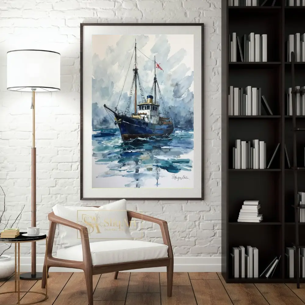 NAU-nordic-mariner-impasto-fishing-schooner-art-398-04 NAU nordic mariner impasto fishing schooner art 398