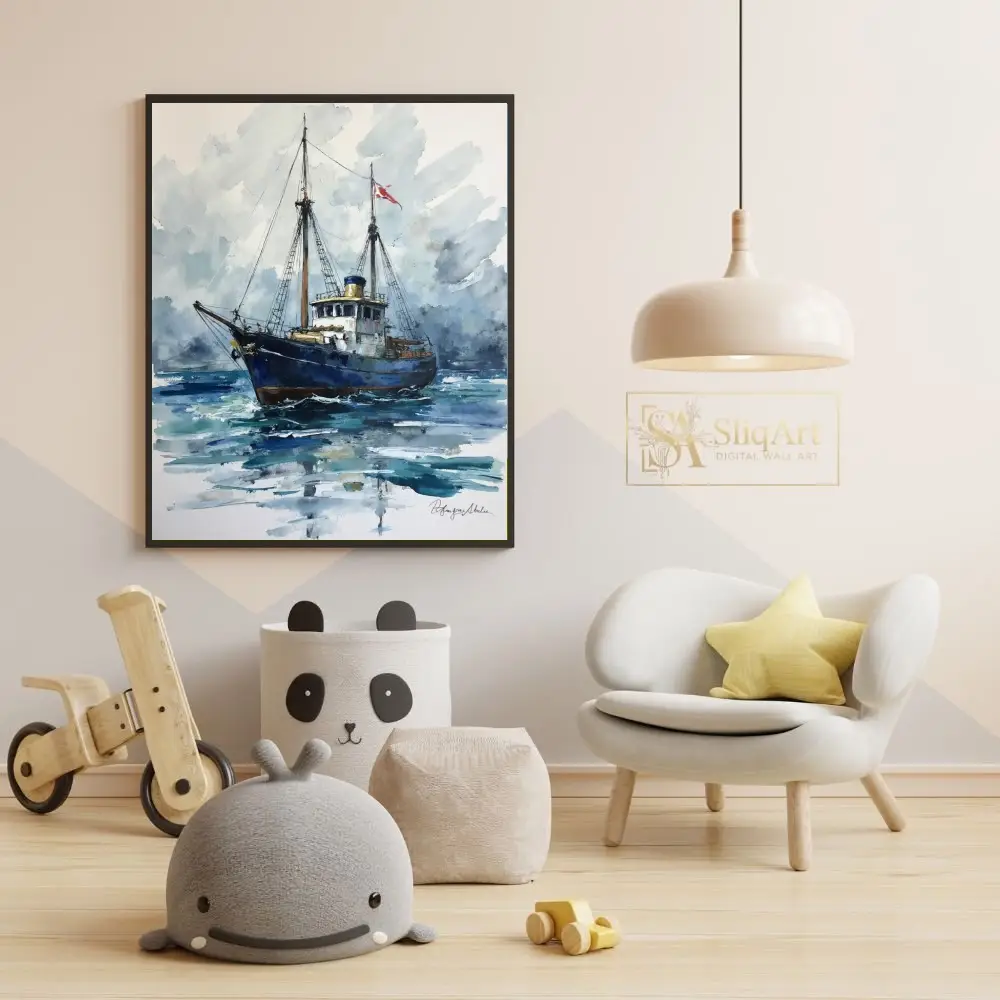 NAU-nordic-mariner-impasto-fishing-schooner-art-398-05 NAU nordic mariner impasto fishing schooner art 398