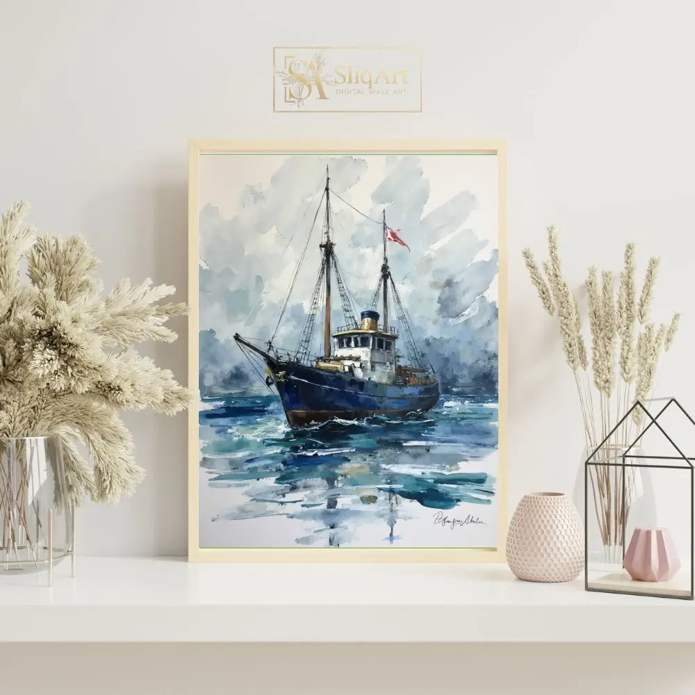 NAU-nordic-mariner-impasto-fishing-schooner-art-398-07 NAU nordic mariner impasto fishing schooner art 398