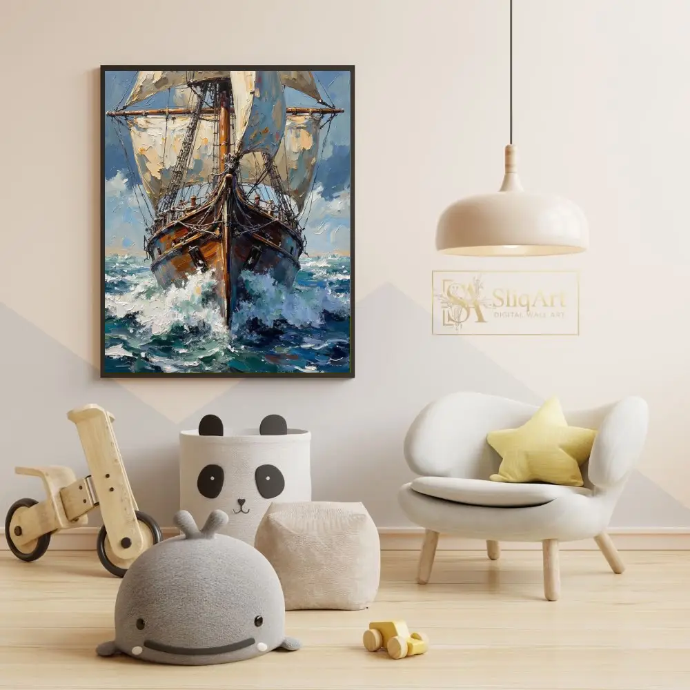 NAU-oceans-might-impasto-tall-ship-403-05 NAU oceans might impasto tall ship 403