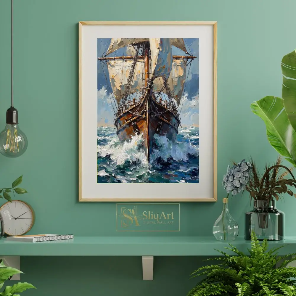 NAU-oceans-might-impasto-tall-ship-403-06 NAU oceans might impasto tall ship 403