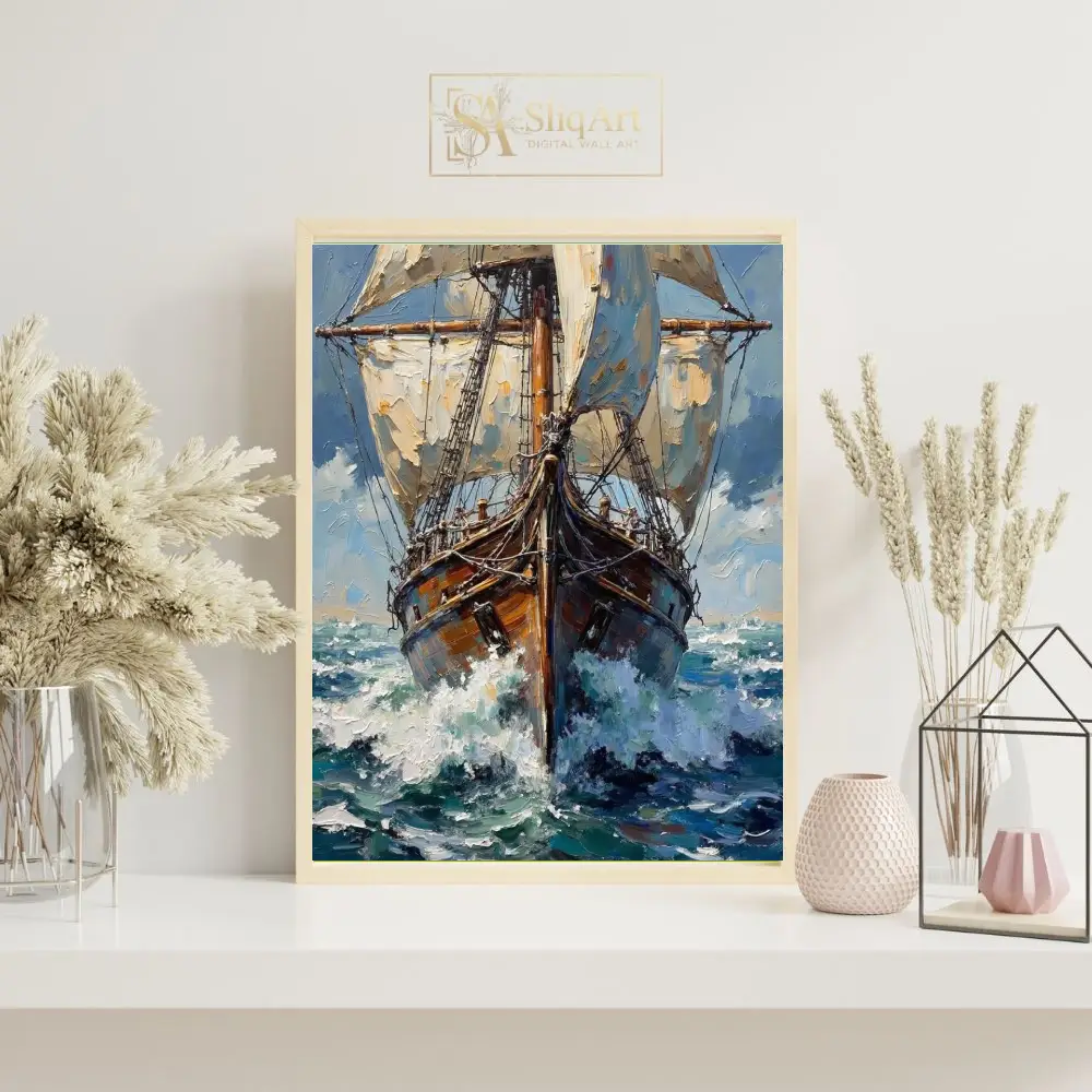NAU-oceans-might-impasto-tall-ship-403-07 NAU oceans might impasto tall ship 403
