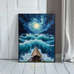 NAU on ocean at night 053