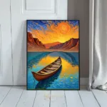 NAU on river at sunset 1 056