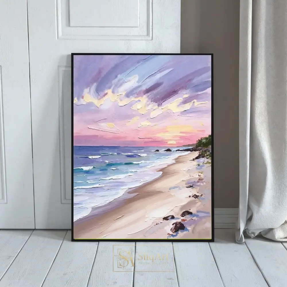 NAU-pastel-dreams-impasto-beach-sunset-digital-art-print-404-01 NAU pastel dreams impasto beach sunset digital art print 404