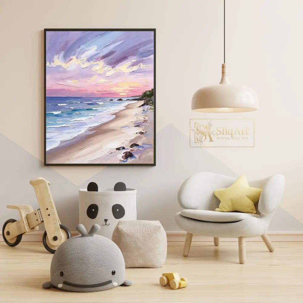 NAU-pastel-dreams-impasto-beach-sunset-digital-art-print-404-05 NAU pastel dreams impasto beach sunset digital art print 404