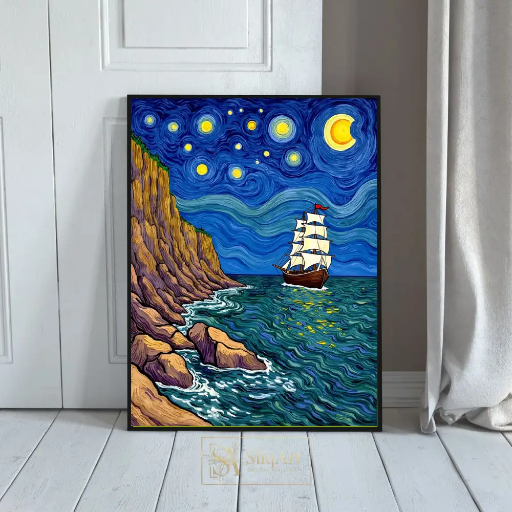 NAU-sailboat-rocky-coast-night-209-01 NAU sailboat rocky coast night 209