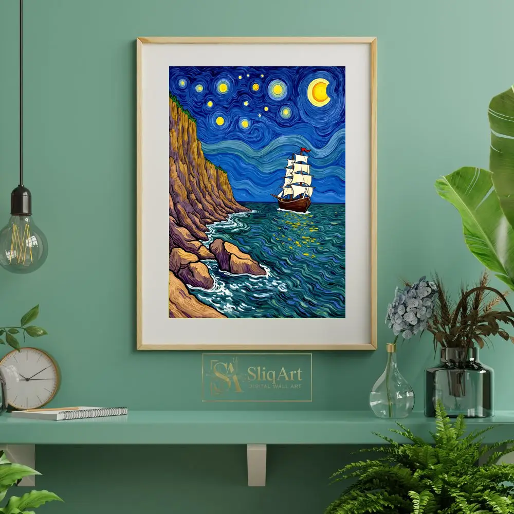 NAU-sailboat-rocky-coast-night-209-06 NAU sailboat rocky coast night 209