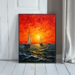 NAU sailboats at sunset 210