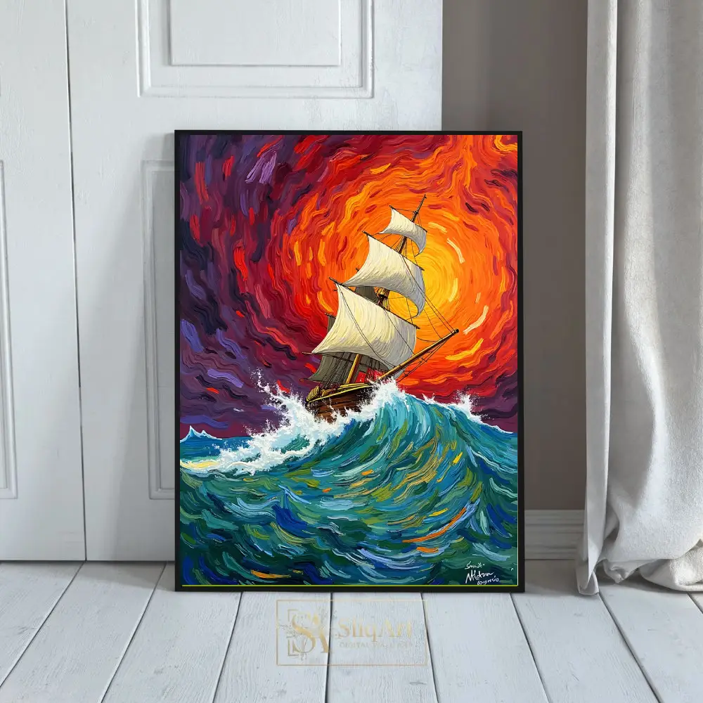 NAU-sailing-ship-stormy-seas-225-01 NAU sailing ship stormy seas 225