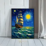 NAU ship sailing at night 251