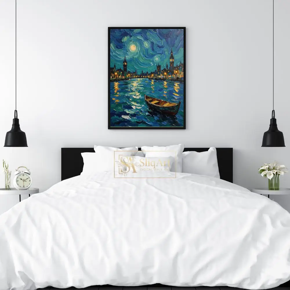 NAU-starry-london-nights-impasto-cityscape-digital-art-423-02 NAU starry london nights impasto cityscape digital art 423