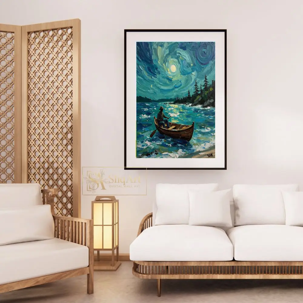 NAU-starry-night-angler-impasto-fisherman-lake-serenity-digital-art-prin-425-03 NAU starry night angler impasto fisherman lake serenity digital art prin 425