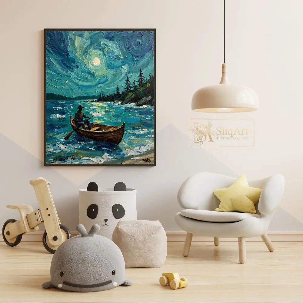 NAU-starry-night-angler-impasto-fisherman-lake-serenity-digital-art-prin-425-05 NAU starry night angler impasto fisherman lake serenity digital art prin 425