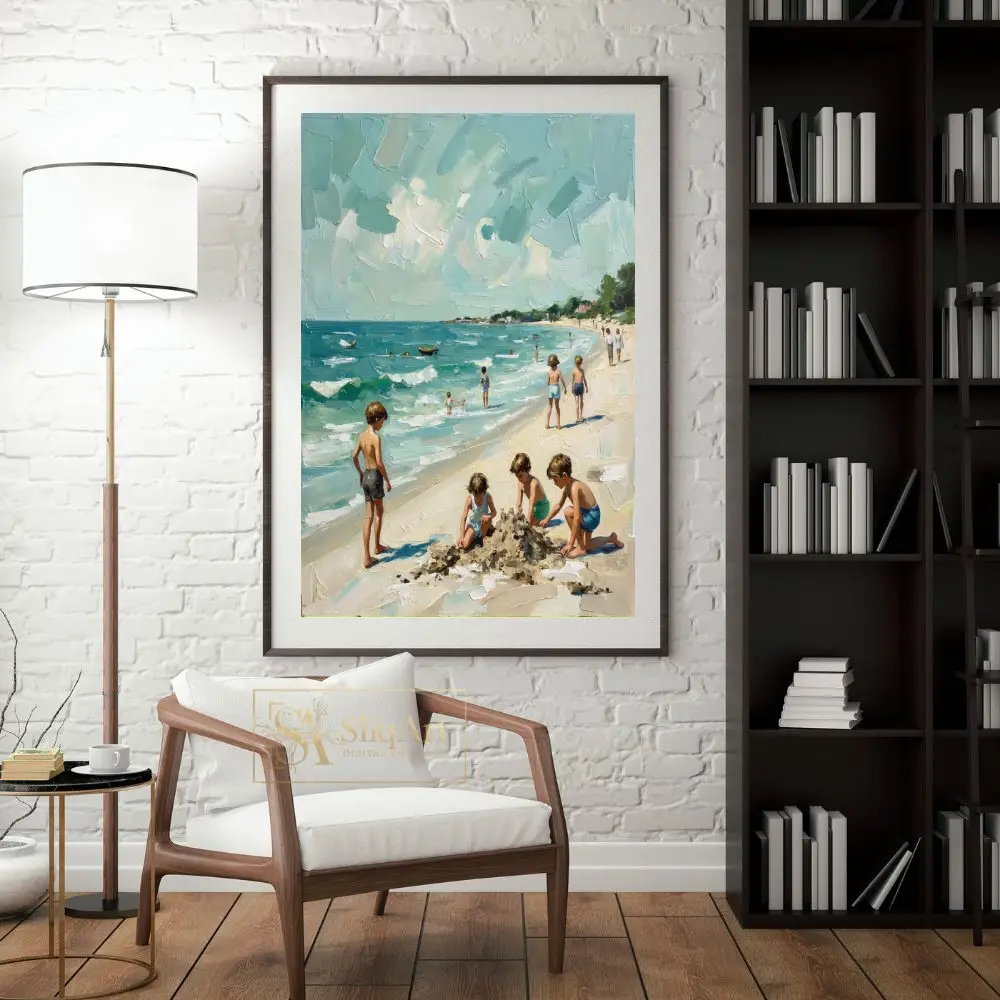 NAU-summer-memories-impasto-children-beach-art-429-04 NAU summer memories impasto children beach art 429