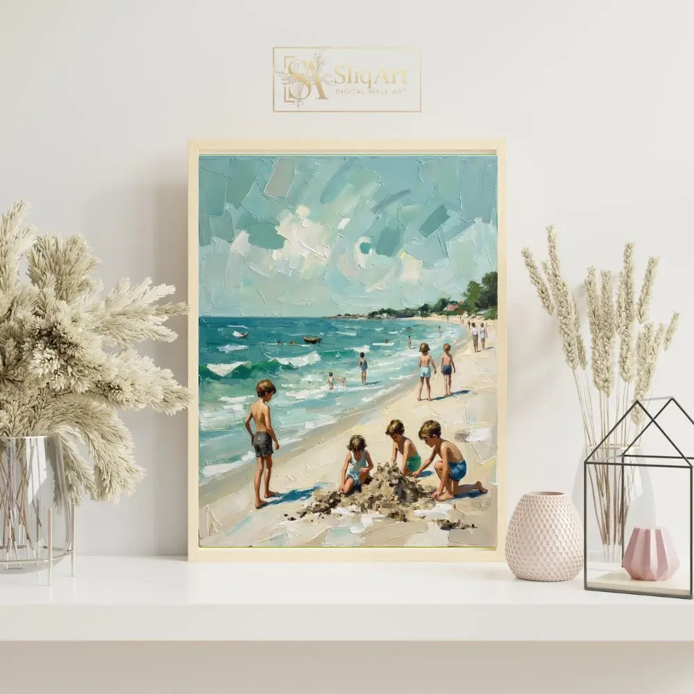 NAU-summer-memories-impasto-children-beach-art-429-07 NAU summer memories impasto children beach art 429