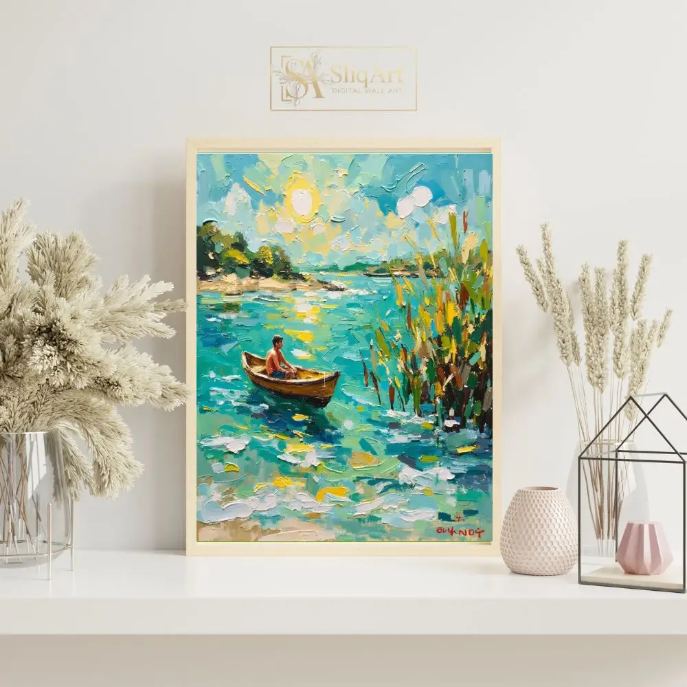 NAU-sun-kissed-solace-impasto-lake-digital-art-print-431-07 NAU sun kissed solace impasto lake digital art print 431
