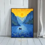 NAU sunset journey art print 287