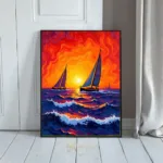 NAU sunset sailboats 319