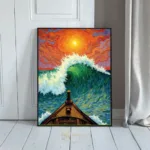 NAU surf wave sunset 324