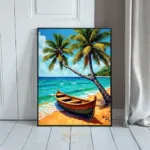 NAU tropical beach art 327