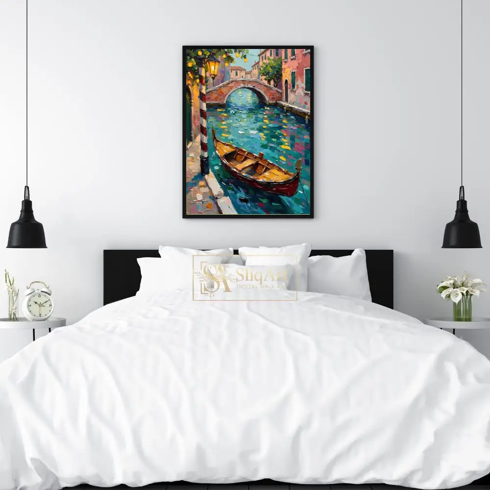 NAU-venetian-canvas-impasto-canal-bridge-art-443-02 NAU venetian canvas impasto canal bridge art 443