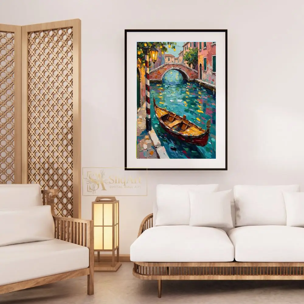 NAU-venetian-canvas-impasto-canal-bridge-art-443-03 NAU venetian canvas impasto canal bridge art 443