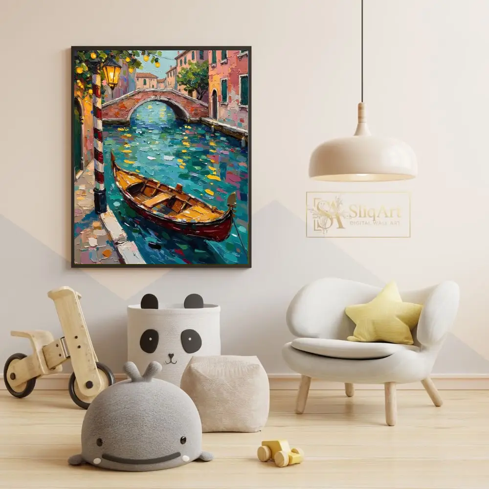 NAU-venetian-canvas-impasto-canal-bridge-art-443-05 NAU venetian canvas impasto canal bridge art 443
