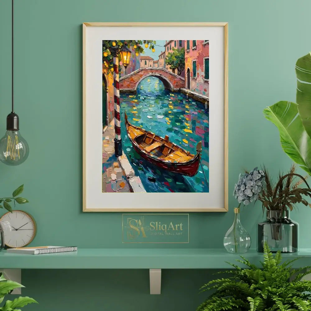NAU-venetian-canvas-impasto-canal-bridge-art-443-06 NAU venetian canvas impasto canal bridge art 443