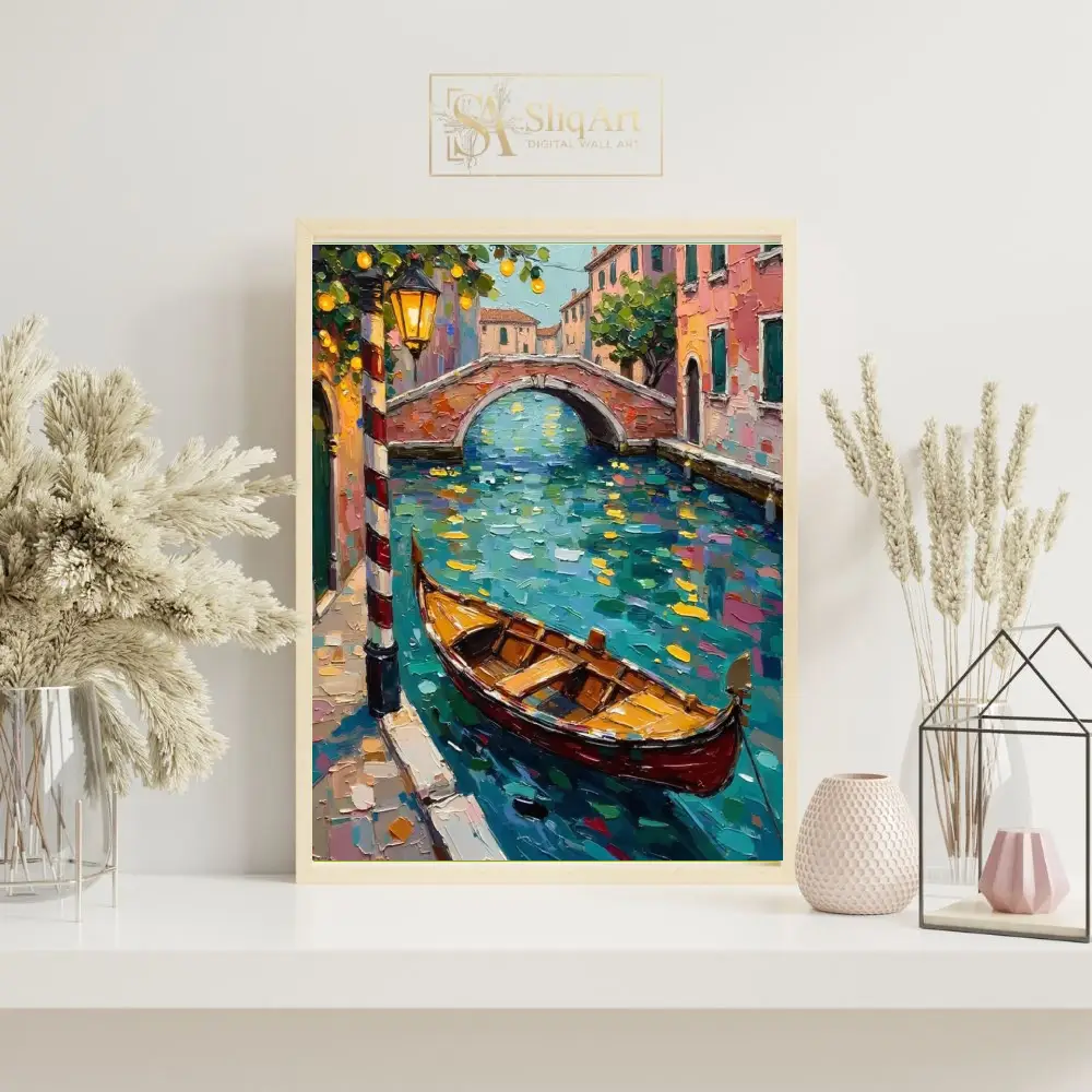 NAU-venetian-canvas-impasto-canal-bridge-art-443-07 NAU venetian canvas impasto canal bridge art 443