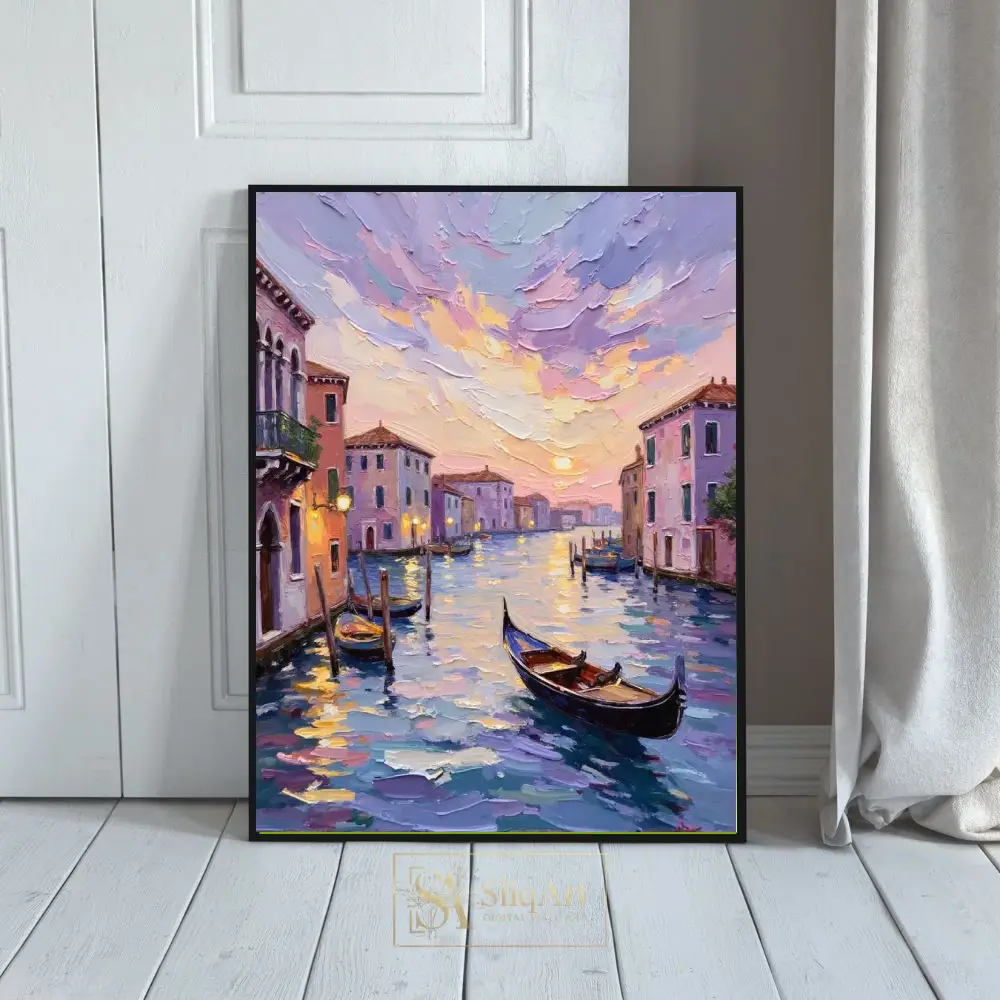 NAU-venetian-rhapsody-impasto-gondola-sunset-446-01 NAU venetian rhapsody impasto gondola sunset 446