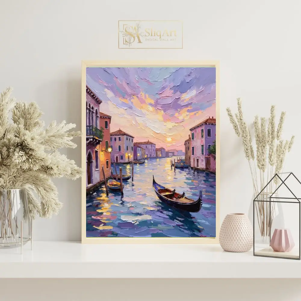 NAU-venetian-rhapsody-impasto-gondola-sunset-446-07 NAU venetian rhapsody impasto gondola sunset 446