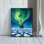 NAU viking ship in icy waters 335