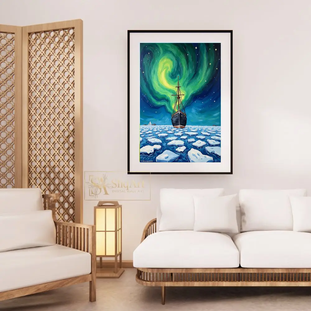 NAU-viking-ship-in-icy-waters-335-03 NAU viking ship in icy waters 335