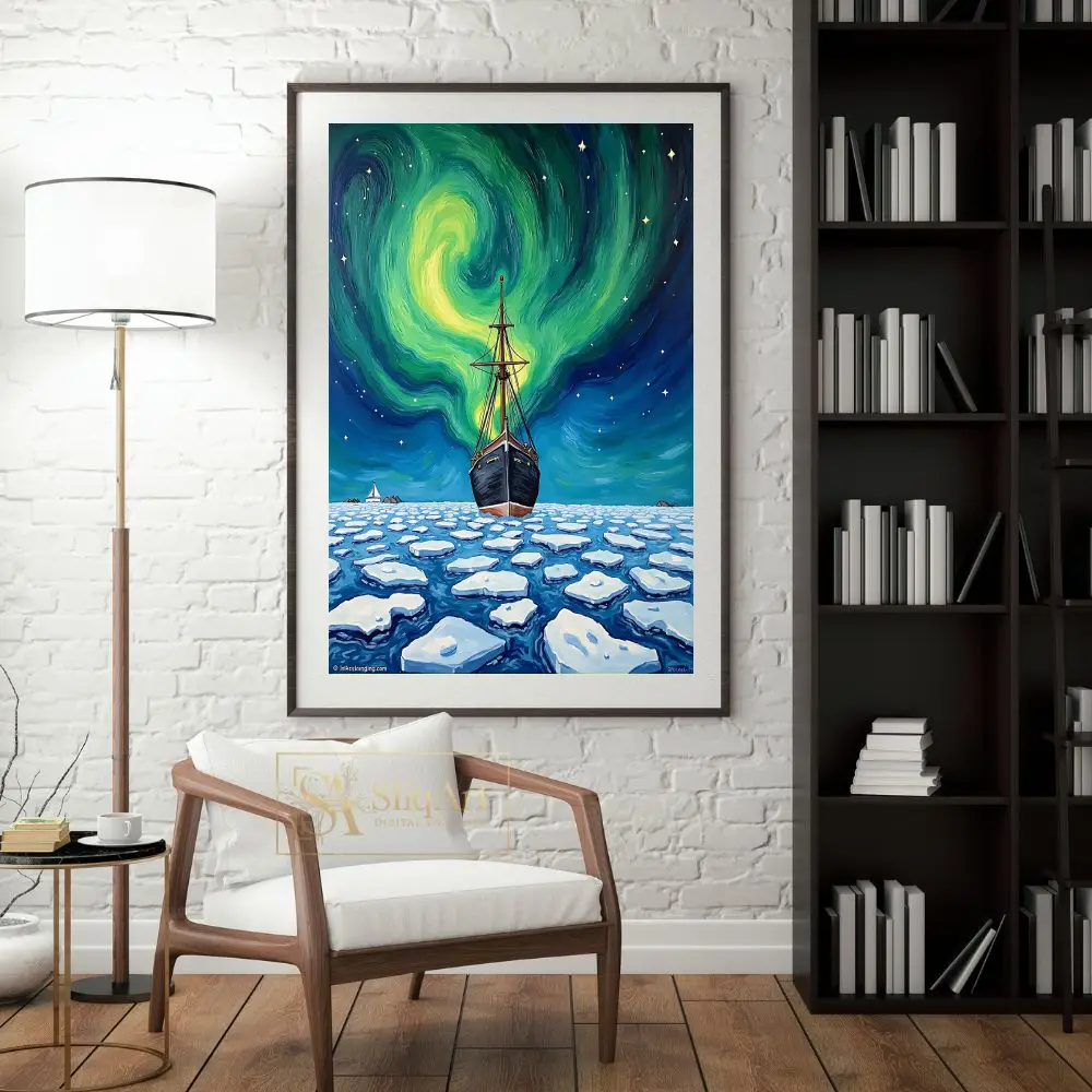 NAU-viking-ship-in-icy-waters-335-04 NAU viking ship in icy waters 335