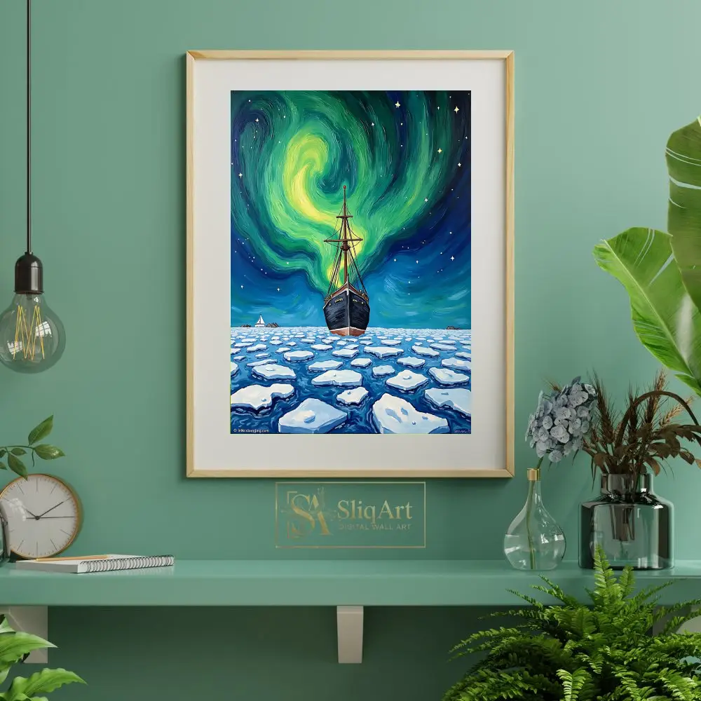 NAU-viking-ship-in-icy-waters-335-06 NAU viking ship in icy waters 335