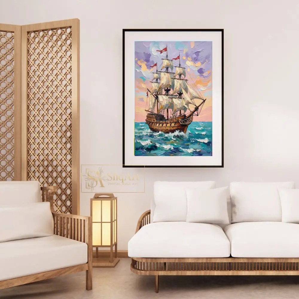 NAU-windward-majesty-impasto-galleon-ocean-art-448-03 NAU windward majesty impasto galleon ocean art 448