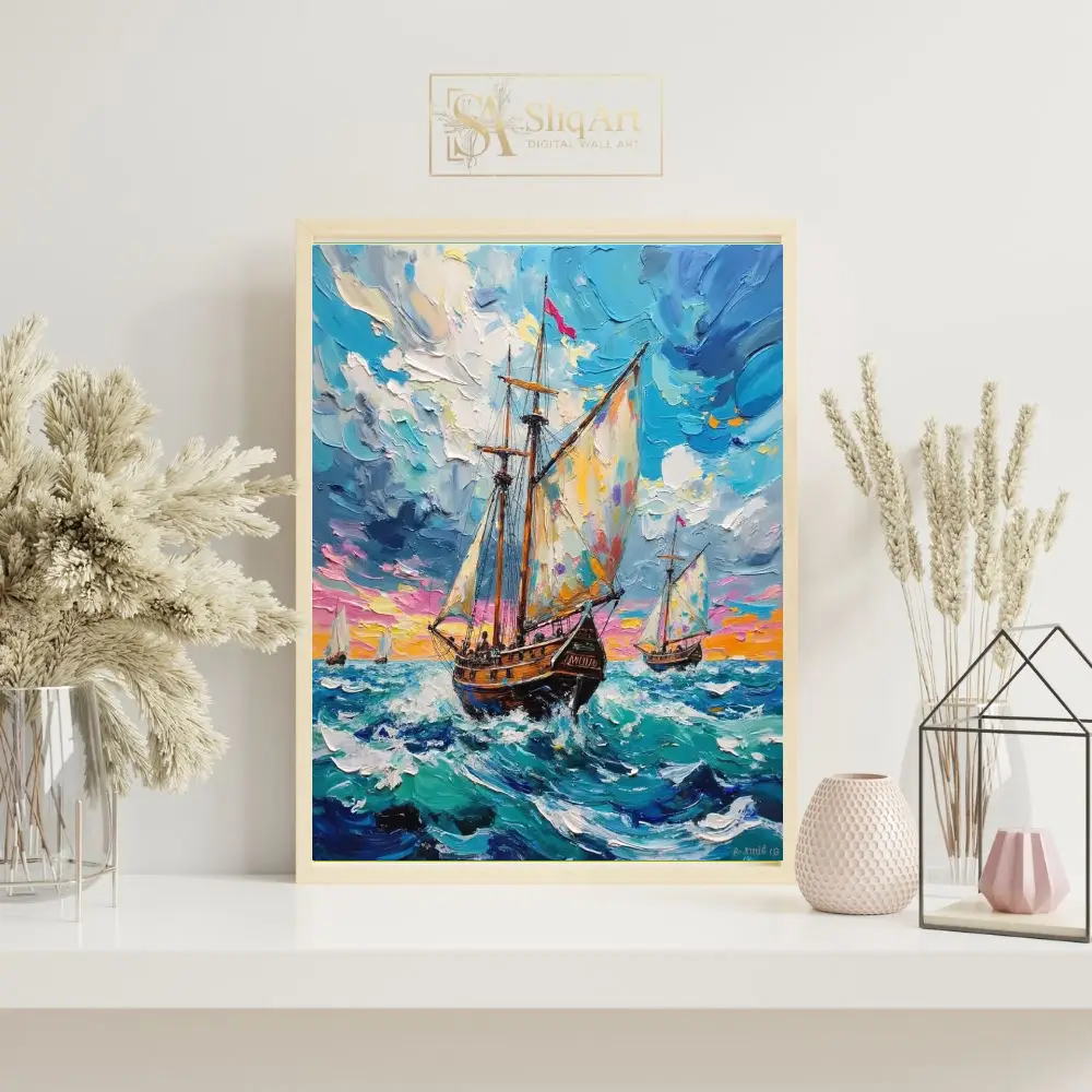 NAU-windward-odyssey-impasto-tall-ships-digital-art-print-449-07 NAU windward odyssey impasto tall ships digital art print 449