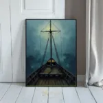 NAU wooden ship at sea 349