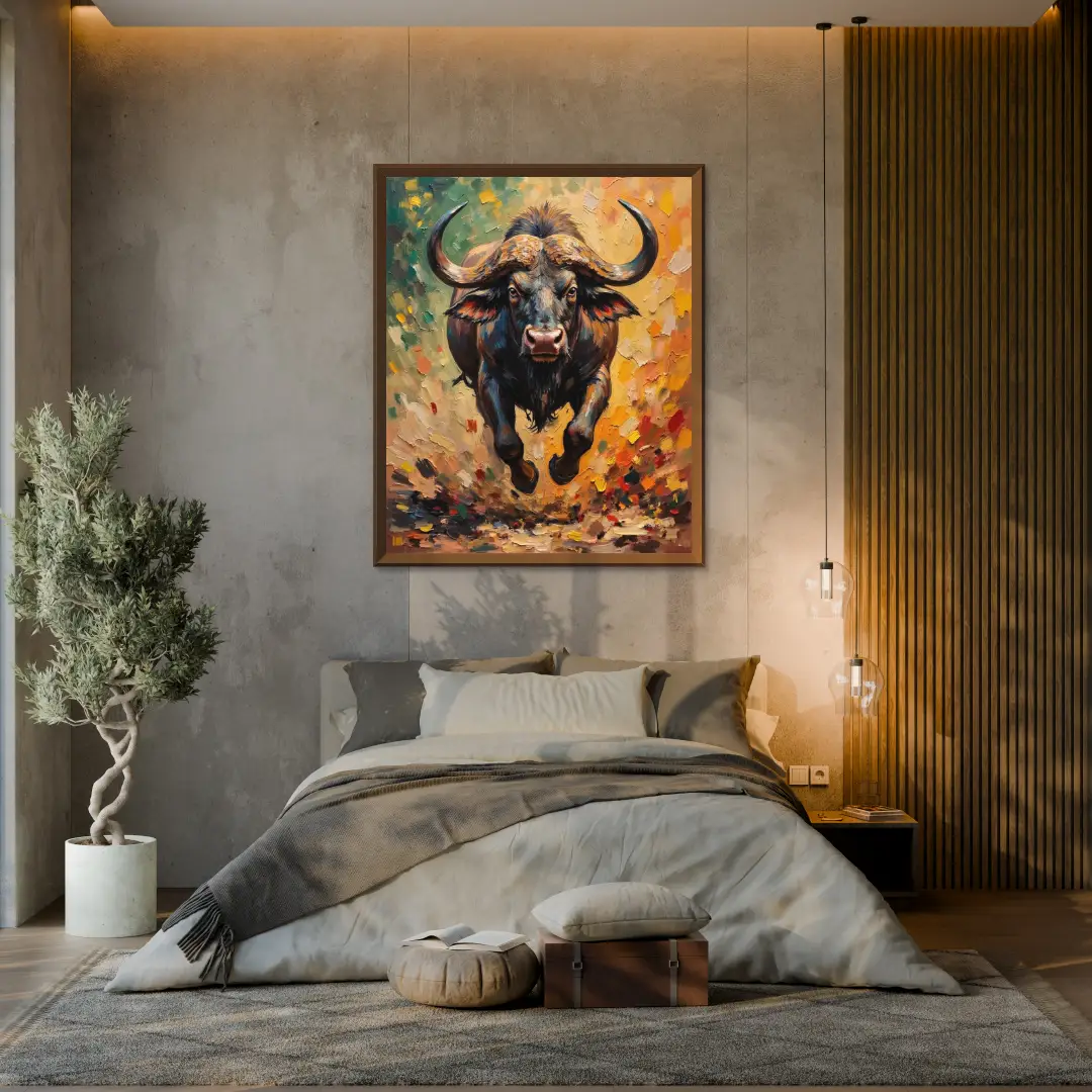 Cape Buffalo Artwork